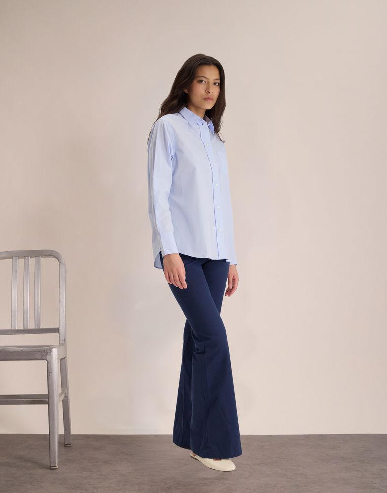 Chemise Martin coton bleu ciel