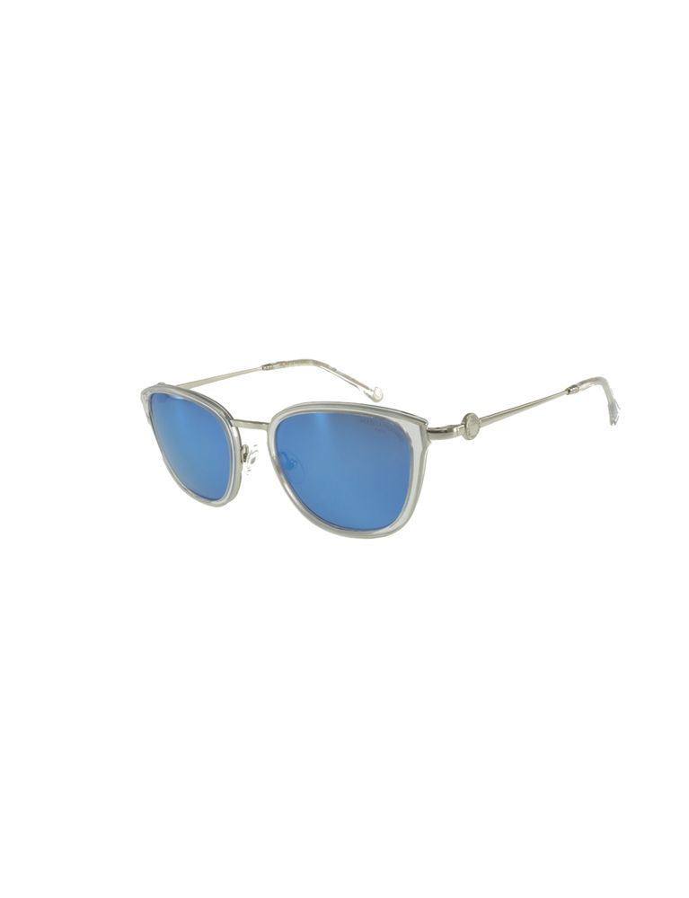 Ines De La Fressange Lunettes De Soleil Maelys Argentées In Blue