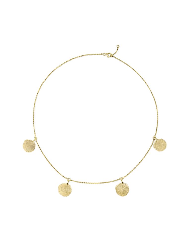 Ines De La Fressange Collier Lutèce 4 Motifs Plaqué Or In Gold