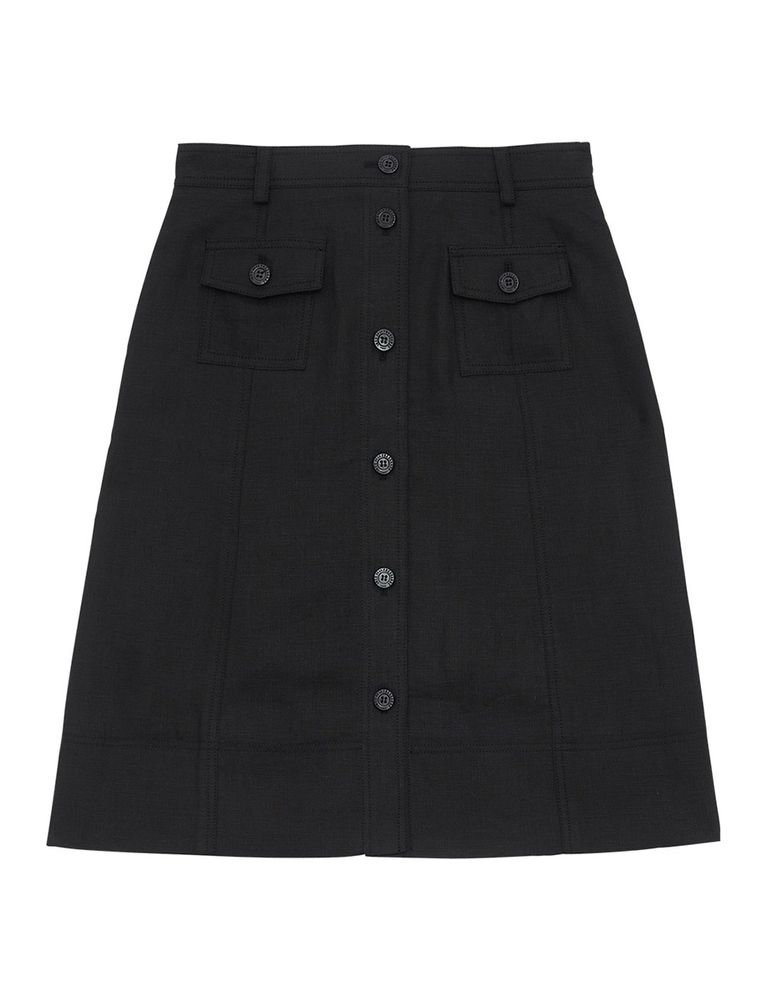 Ines De La Fressange Jupe Rachel In Black