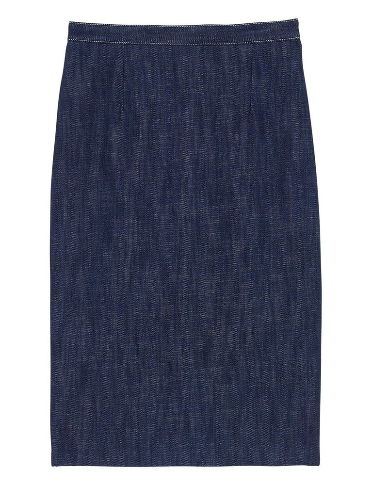 Ines De La Fressange Jupe Gabriela Couleur Jean