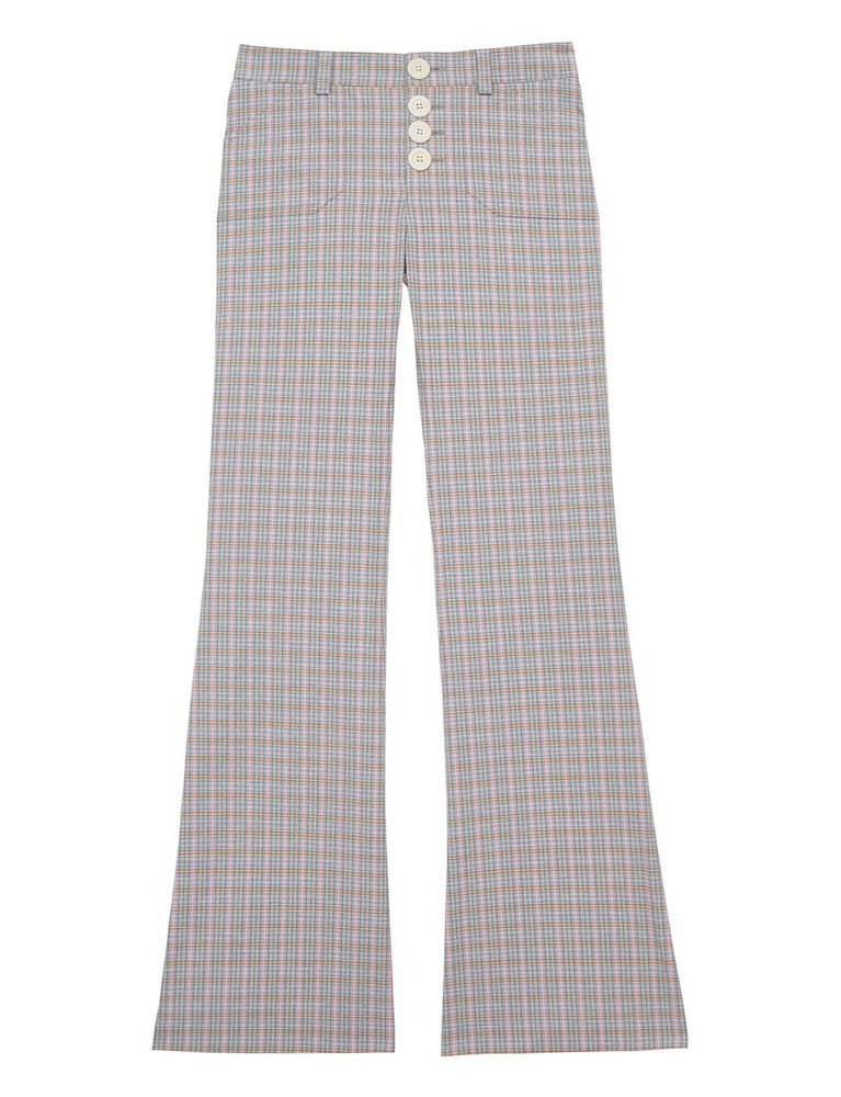 Ines De La Fressange Pantalon Charlotte Multicolore In Gray