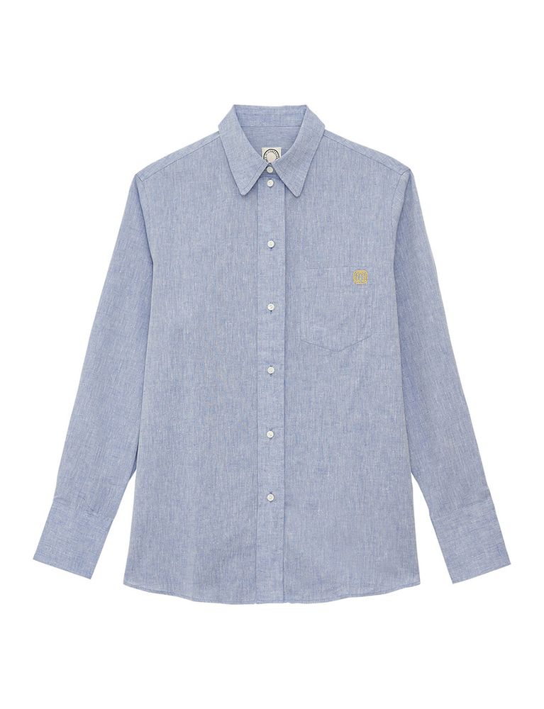Ines De La Fressange Chemise Maureen Bleue