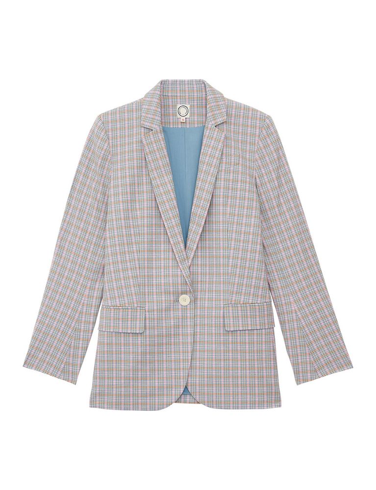 Ines De La Fressange Veste Bruna Multicolore In Gray