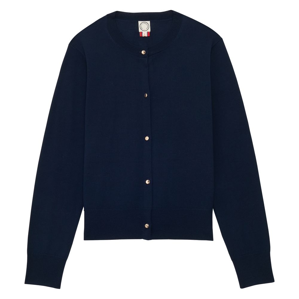 Ines De La Fressange Cardigan Cesarion Marine