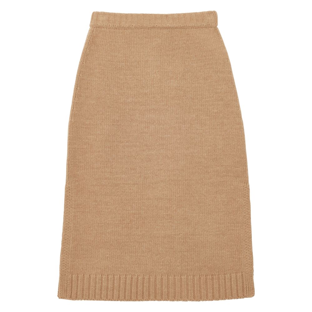 Ines De La Fressange Jupe Damia Laine Responsable Camel