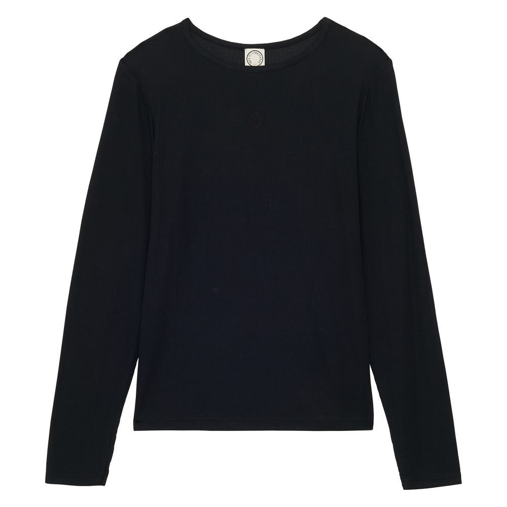 Ines De La Fressange Tee Shirt Manches Longues Cindy Noir
