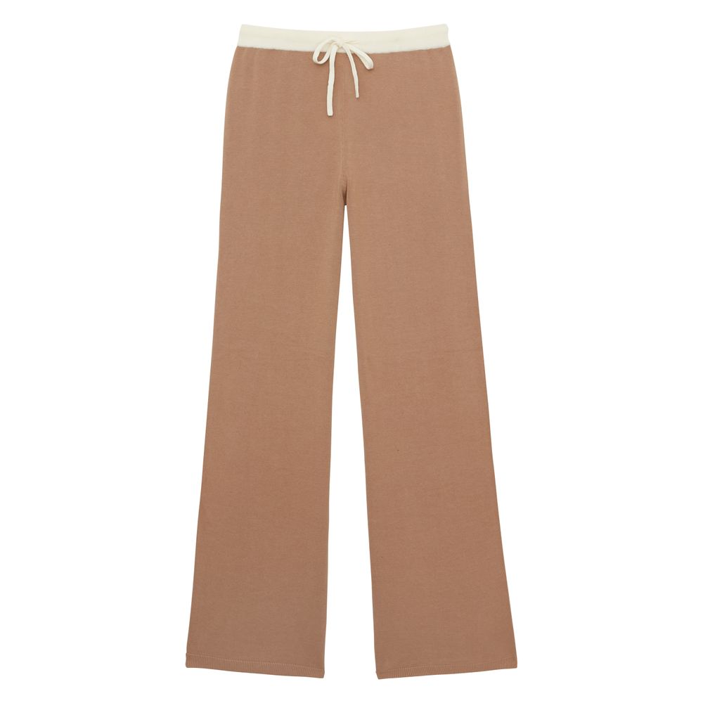Ines De La Fressange Pantalon John En Coton Beige