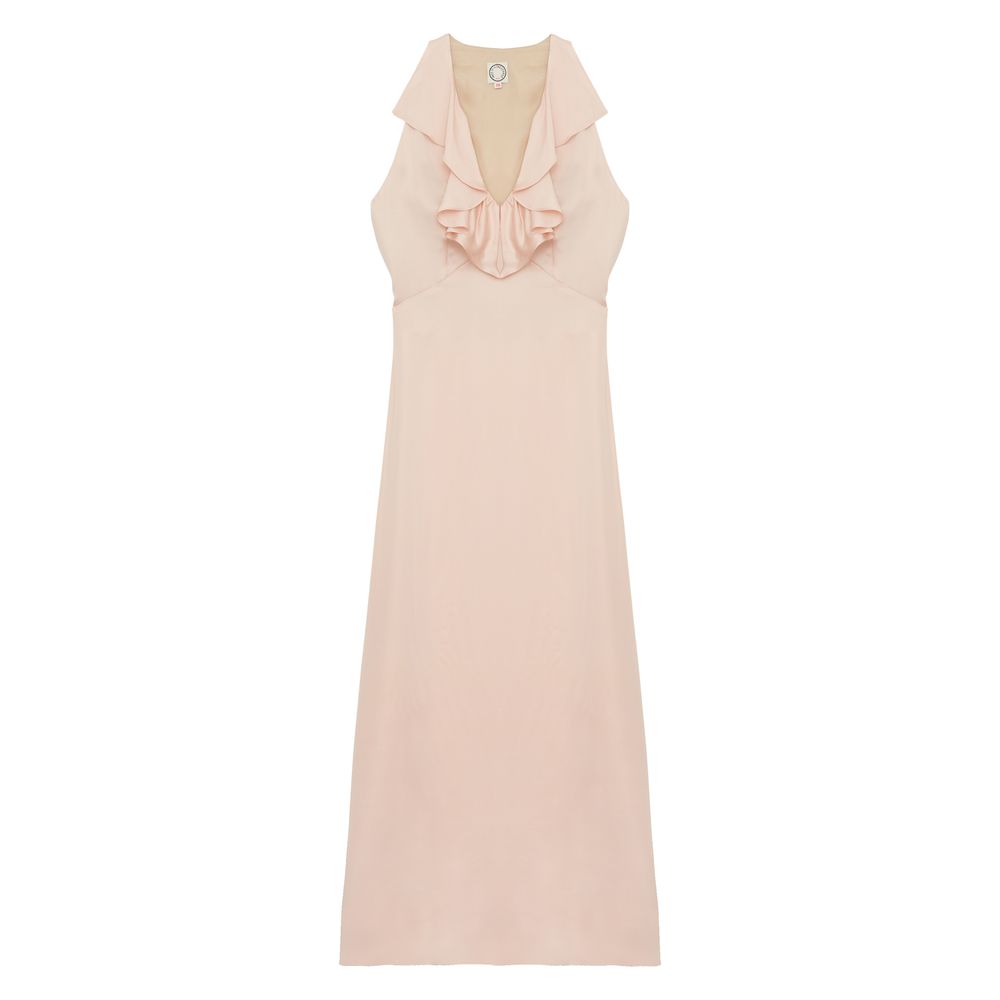 Ines De La Fressange Robe Victorine Rose Pâle In Pink