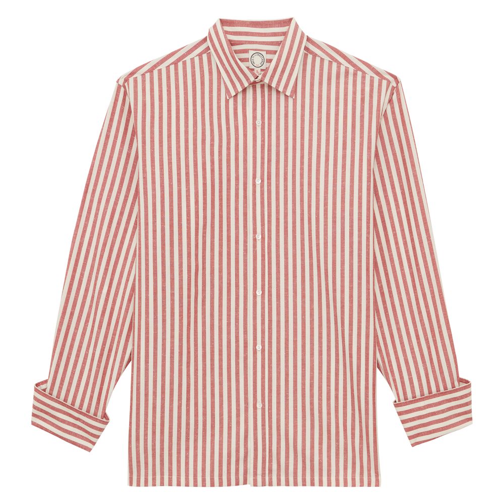 Ines De La Fressange Chemise Nova En Coton Rouge