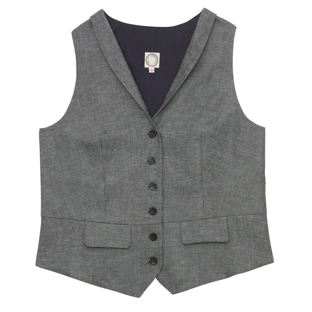 Ines De La Fressange Gilet Robinson Gris
