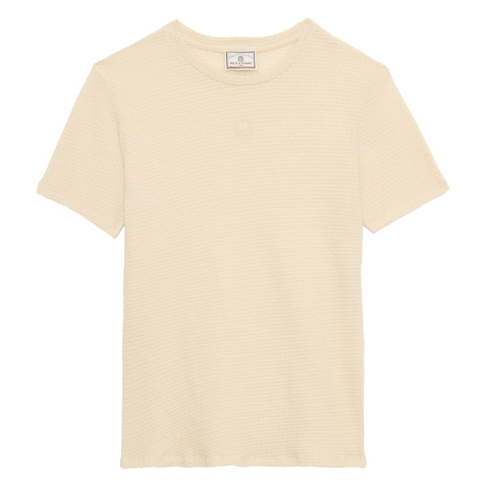 Ines De La Fressange T-shirt Paul En Coton Écru In Neutral