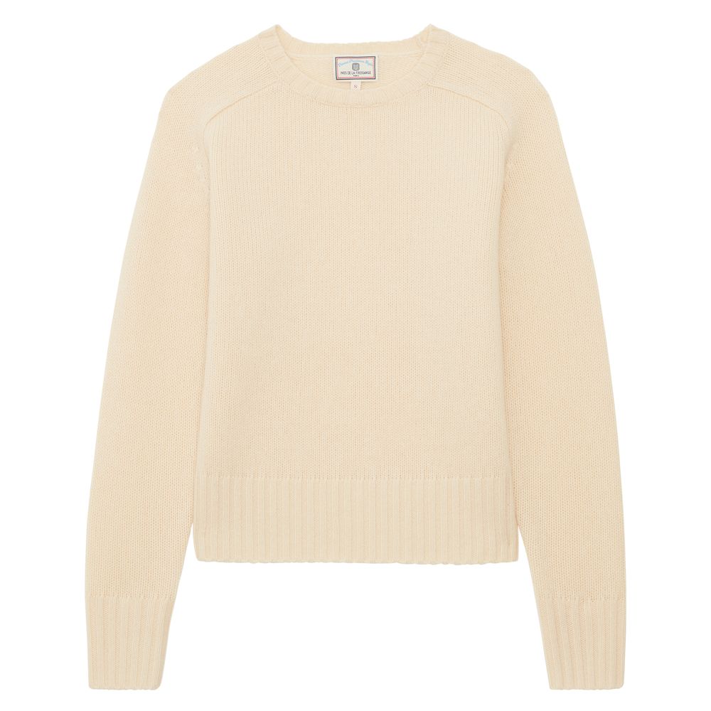 Ines De La Fressange Pull Arthur En Laine In Neutral