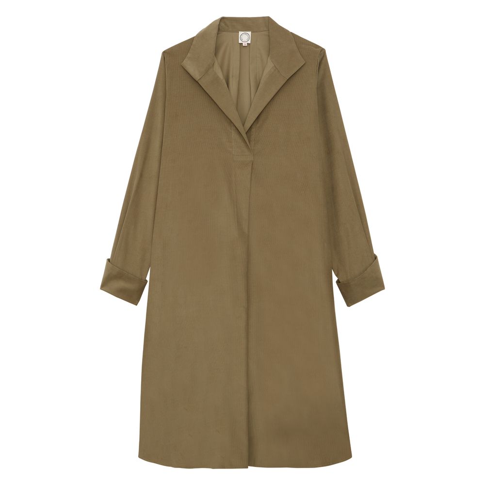 Ines De La Fressange Robe Noella En Coton In Green