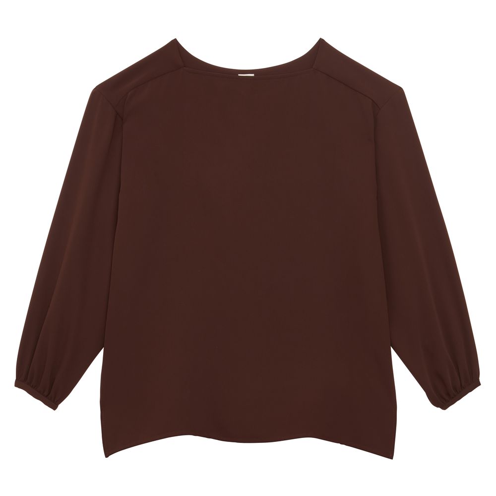 Ines De La Fressange Top Sea Fluide In Brown
