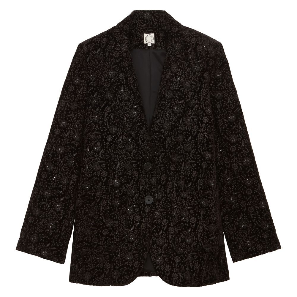 Ines De La Fressange Jupe Tales Fluide In Black