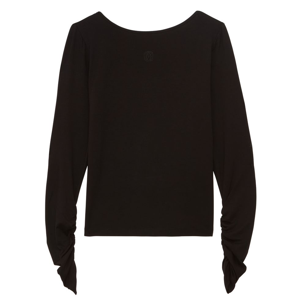 Ines De La Fressange Top Line En Viscose In Black