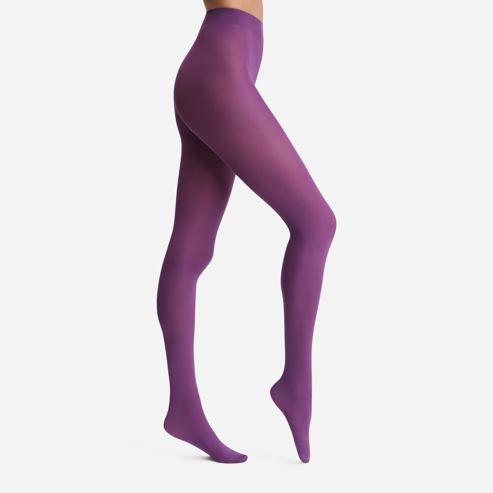 Ines De La Fressange Collant Opaque Dim X In Purple
