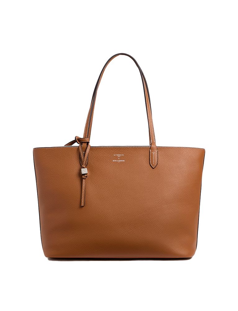 Ines De La Fressange Grand Sac Cabas Camel Ines X Le Tanneur