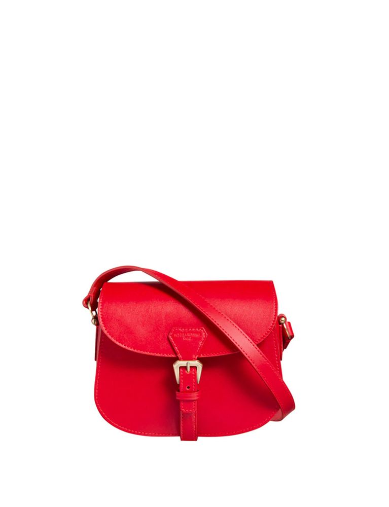 Ines De La Fressange Sac À Main Baby Flâneur Rouge