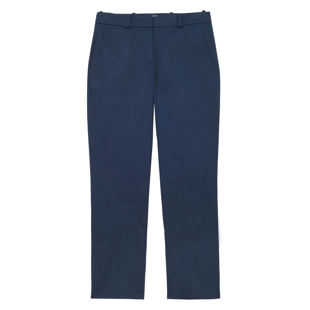 Ines De La Fressange Pantalon Audrey Navy Uni In Blue