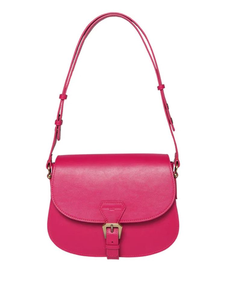 Ines De La Fressange Sac À Main Flâneur Rose Passion