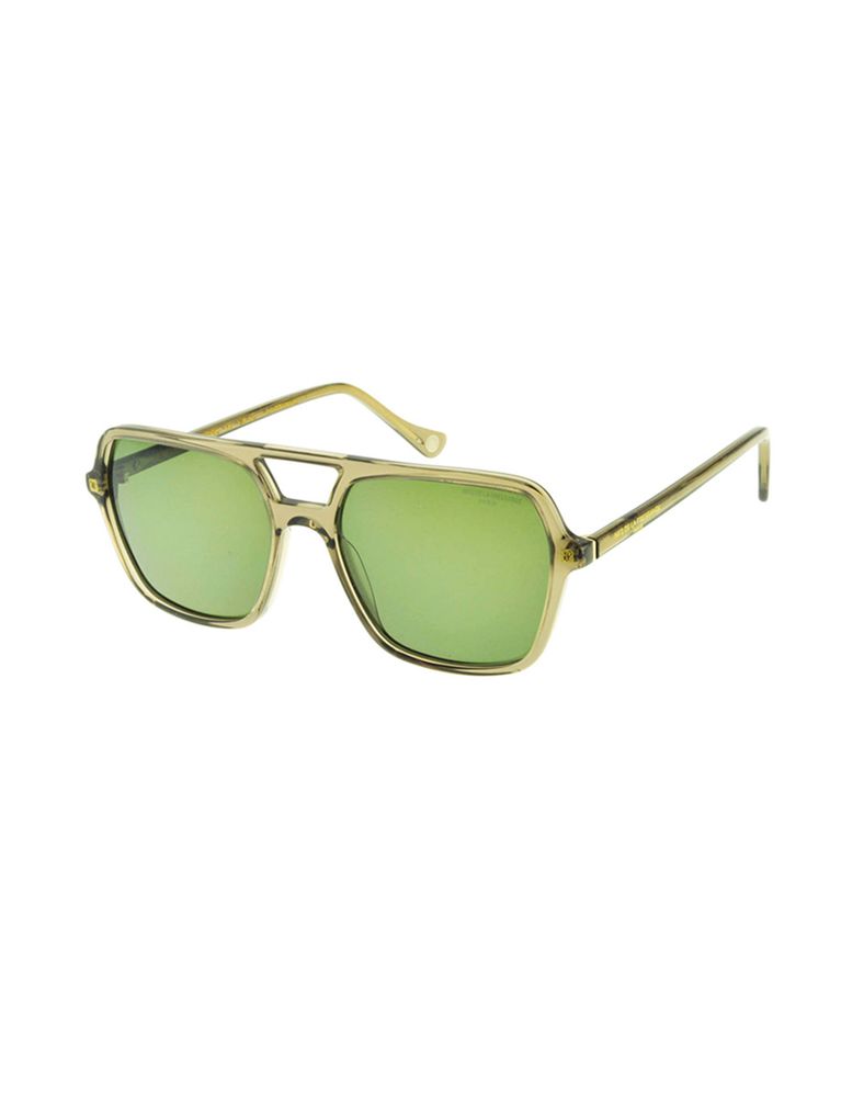 Ines De La Fressange Lunettes De Soleil Lou Gris Cristal In Green