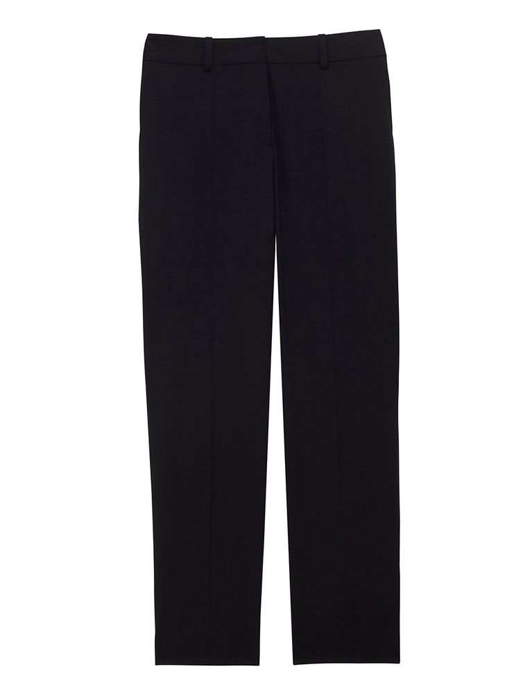 Ines De La Fressange Pantalon Audrey Marine Laine Fine