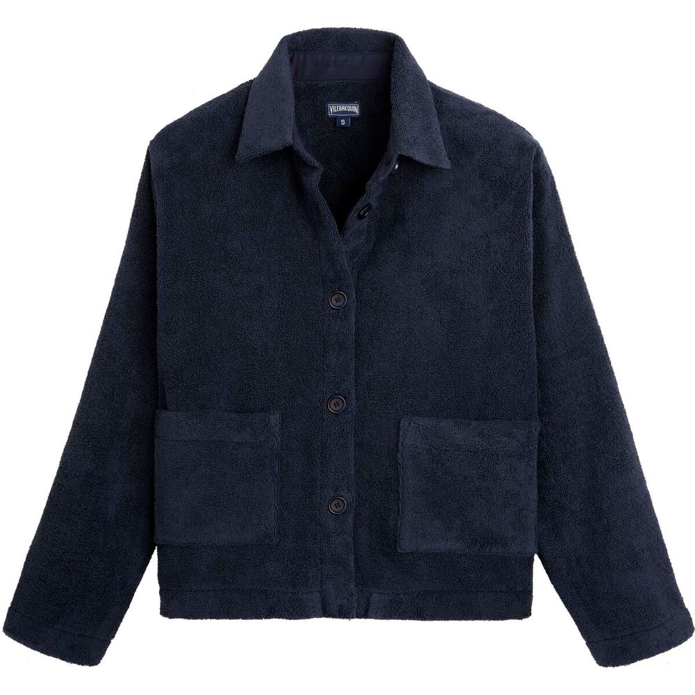 Ines De La Fressange Veste En Éponge Ines X Vilebrequin, Bleue N
