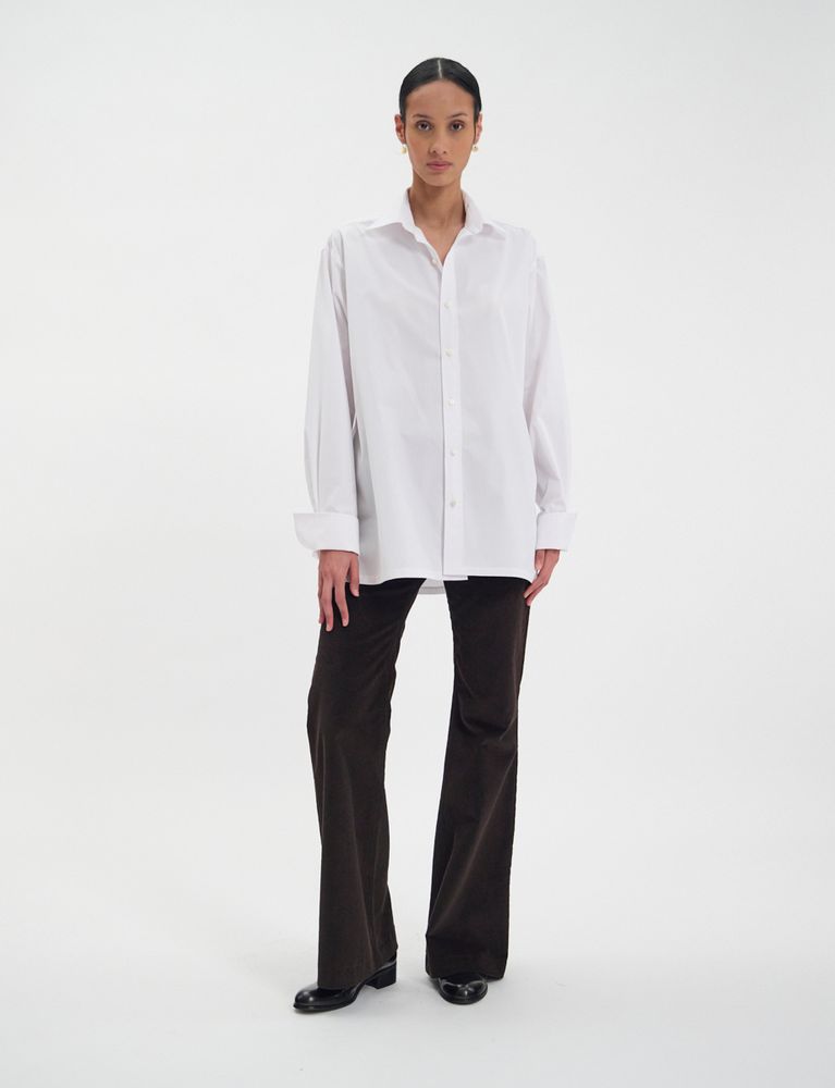 Chemise en coton Nova blanche 240 €