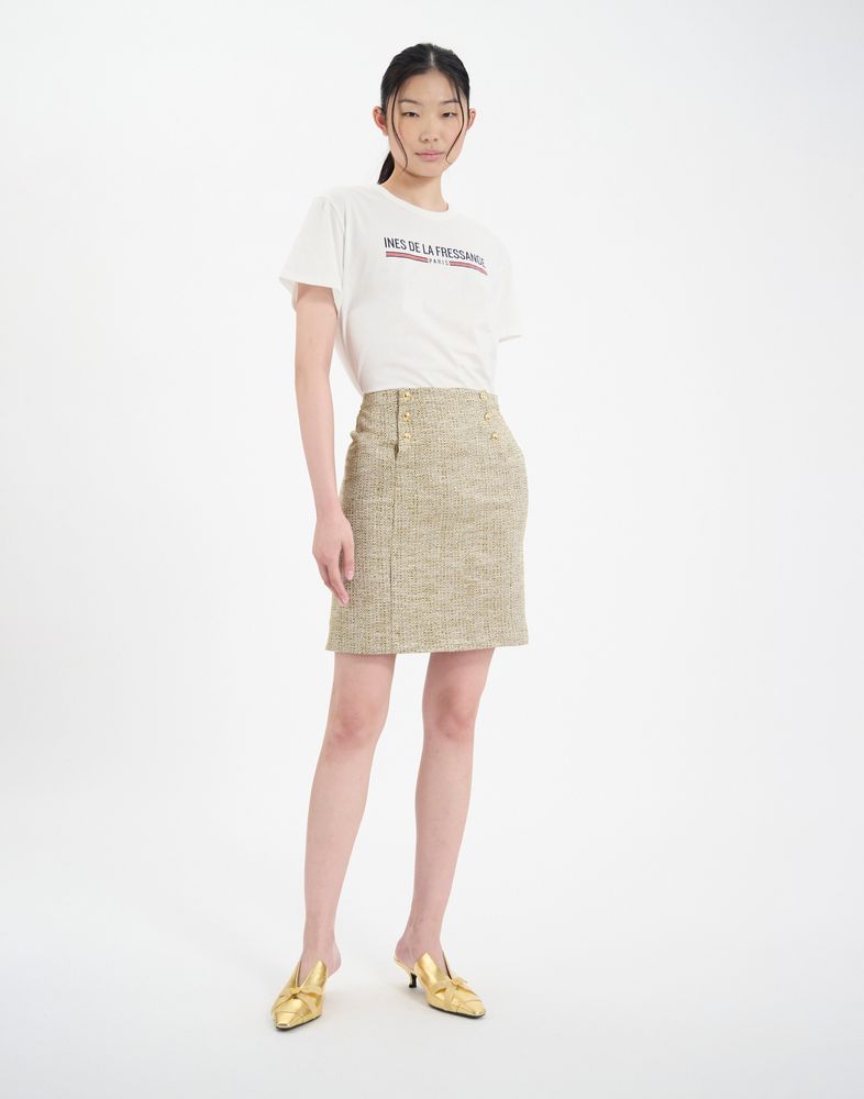 Jupe Edmonde dore 340$