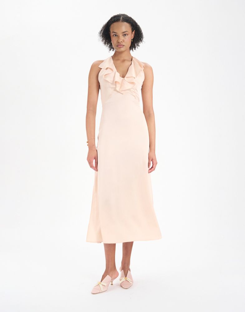 Robe Victorine rose 395$