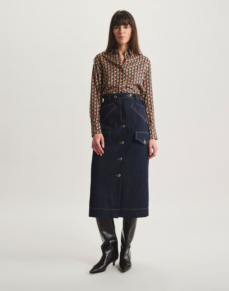 Jupe longue Eral en coton 185 €