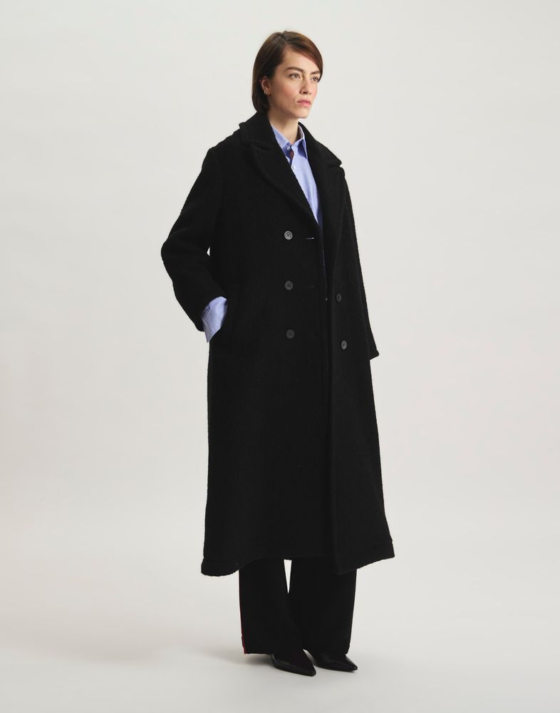 Manteau Denise en lainage chevrons 348 €
