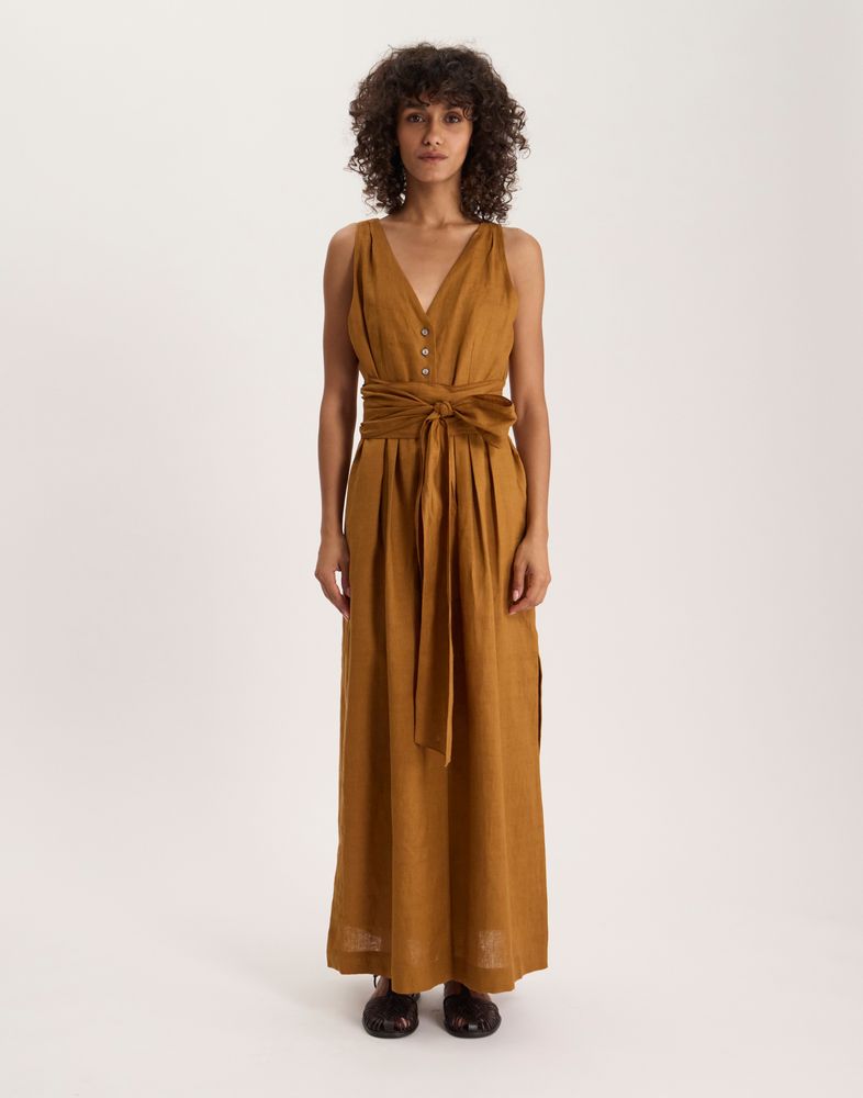 Robe Ambre marron 440$