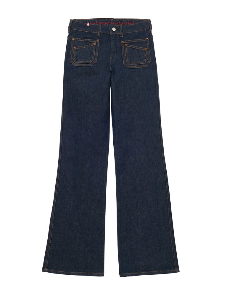 Ines De La Fressange Jean Rica Bleu Marine Ines X Notify