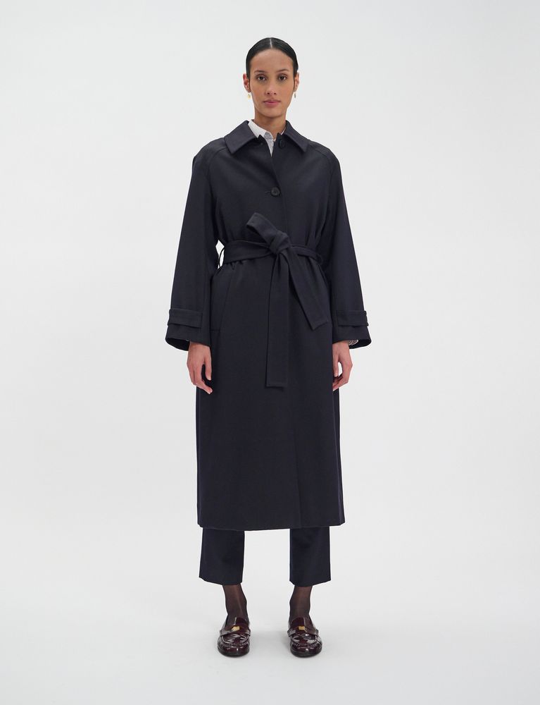 Manteau Esm laine Navy 695$