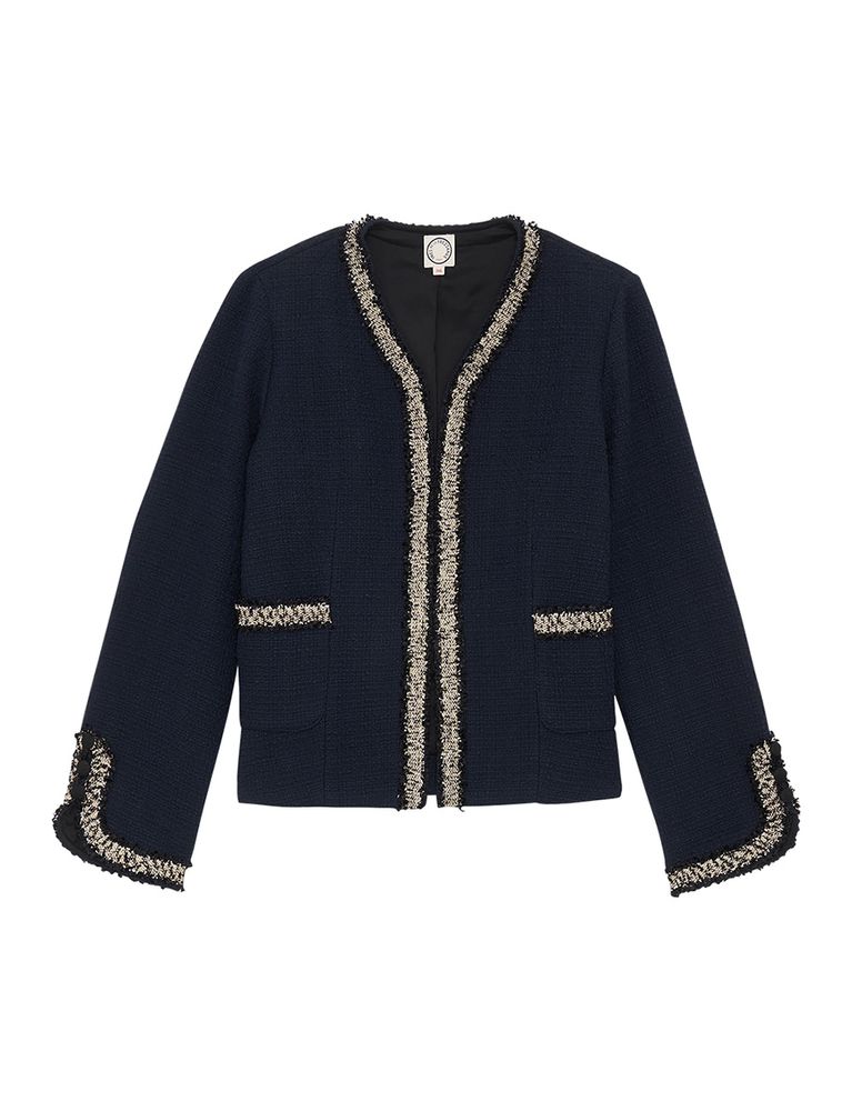 Ines De La Fressange Veste Misia Navy In Blue