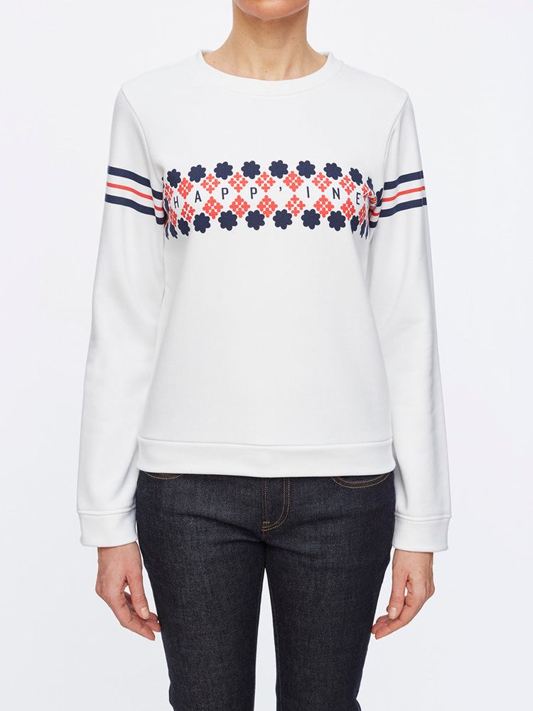 Ines De La Fressange Pull Prosper Écru In White