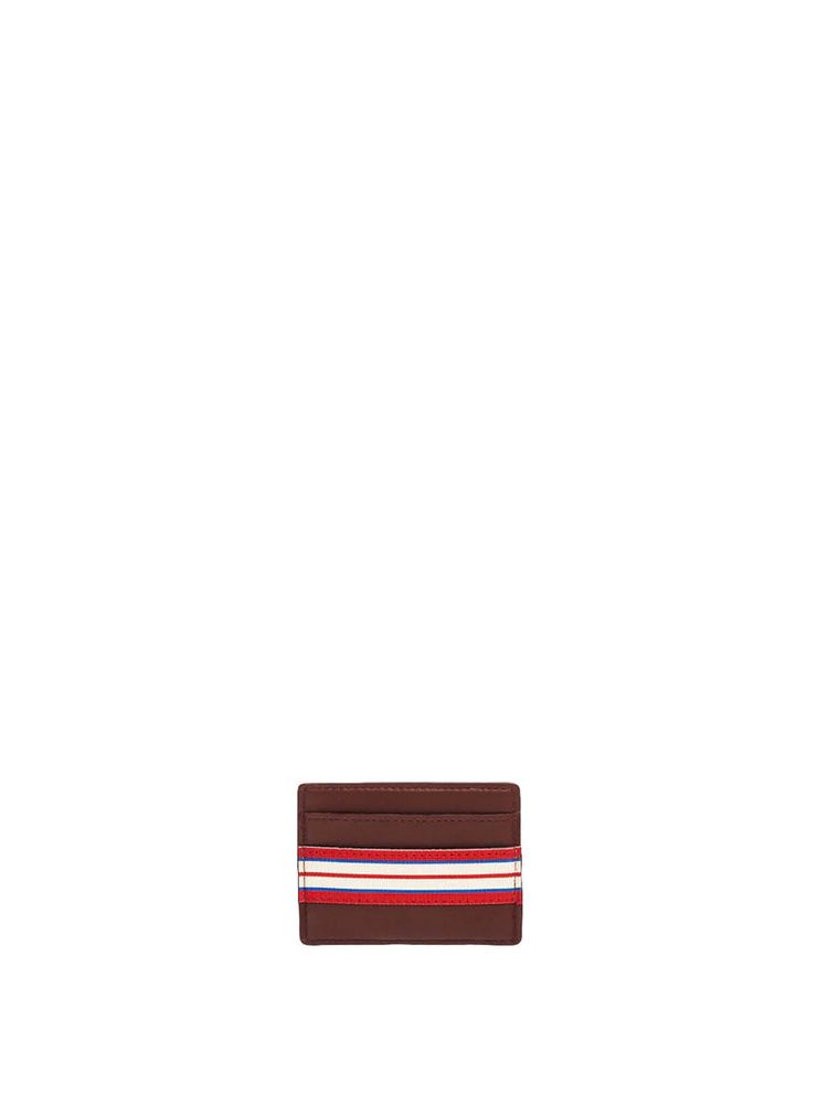 Ines De La Fressange Porte-cartes Le Parisien Cuir Châtaigne Simple