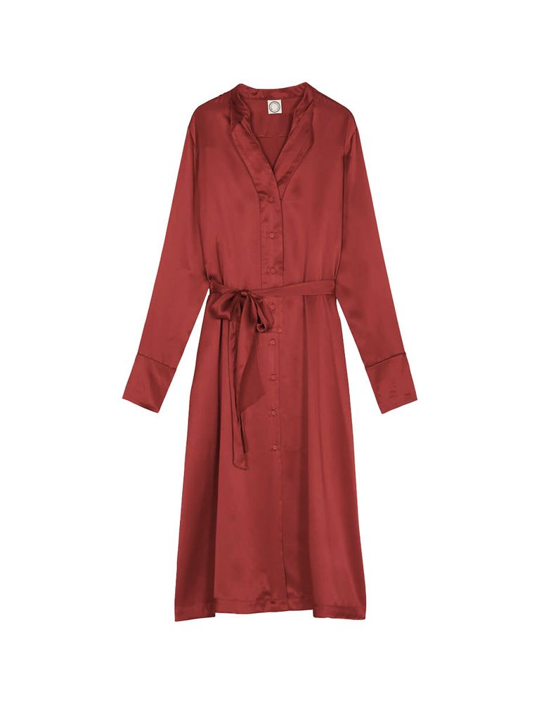 Ines De La Fressange Robe Orchidée Rouge