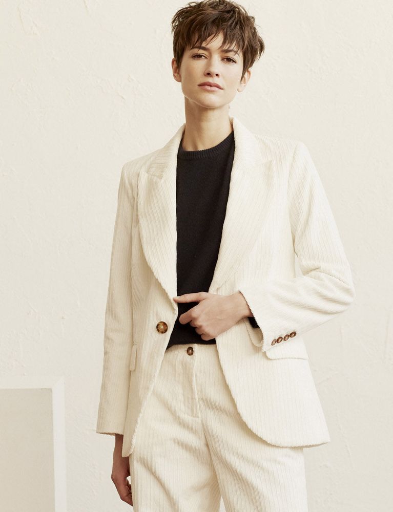Ines De La Fressange Veste Gaelle Écru