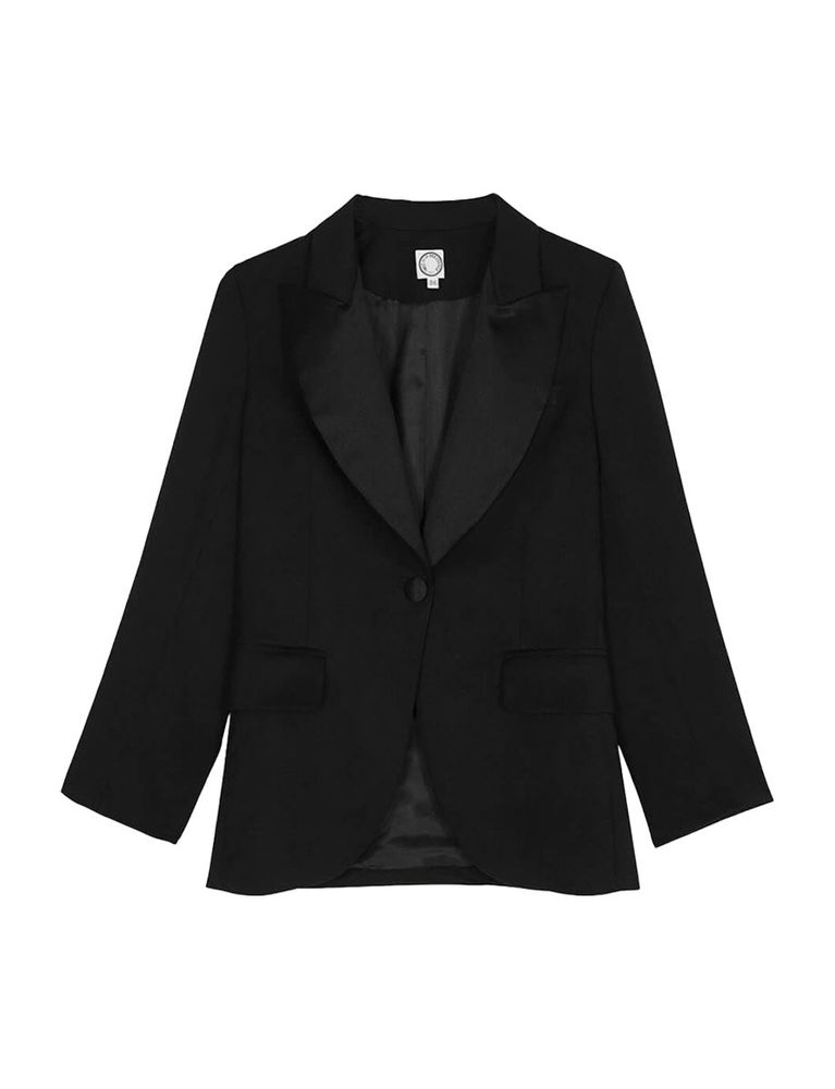 Ines De La Fressange Veste Gaelle Laine Noir