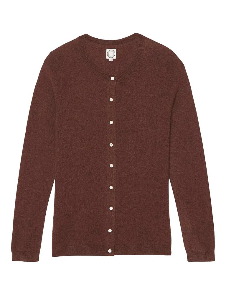 Ines De La Fressange Cardigan Cesare Marron