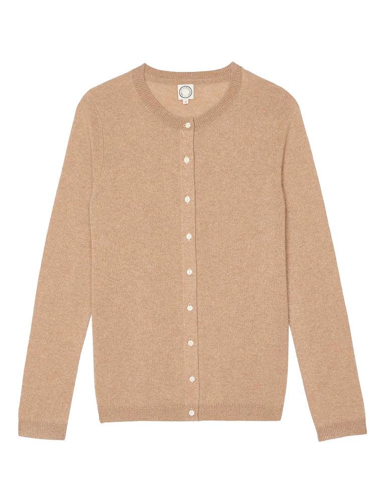 Ines De La Fressange Cardigan Cesare Camel