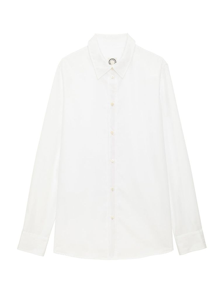 Ines De La Fressange Chemise Martin Blanche In White
