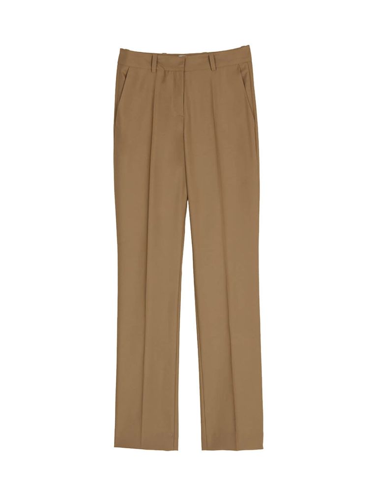 Ines De La Fressange Pantalon Anatole Camel In Brown