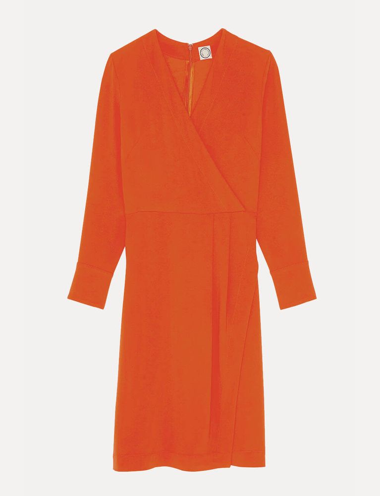 Ines De La Fressange Robe Blida Orange In Orange