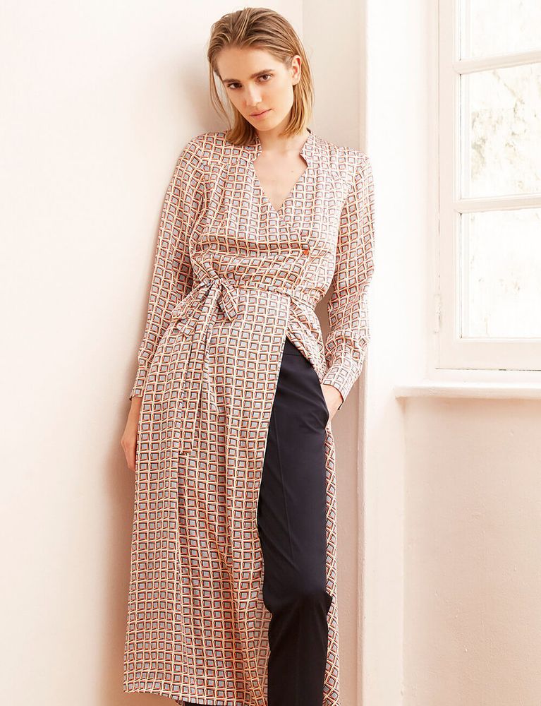 Ines De La Fressange Robe Jodie Imprimé Brest