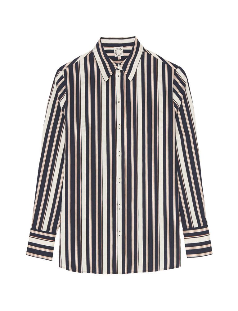 Ines De La Fressange Chemise Maureen Rayée Multicolore